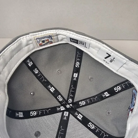 New Era 59FIFTY Toronto Blue Jays Cooperstown 25th Anniversary Fitted 7 1/8 - Picture 5 of 6